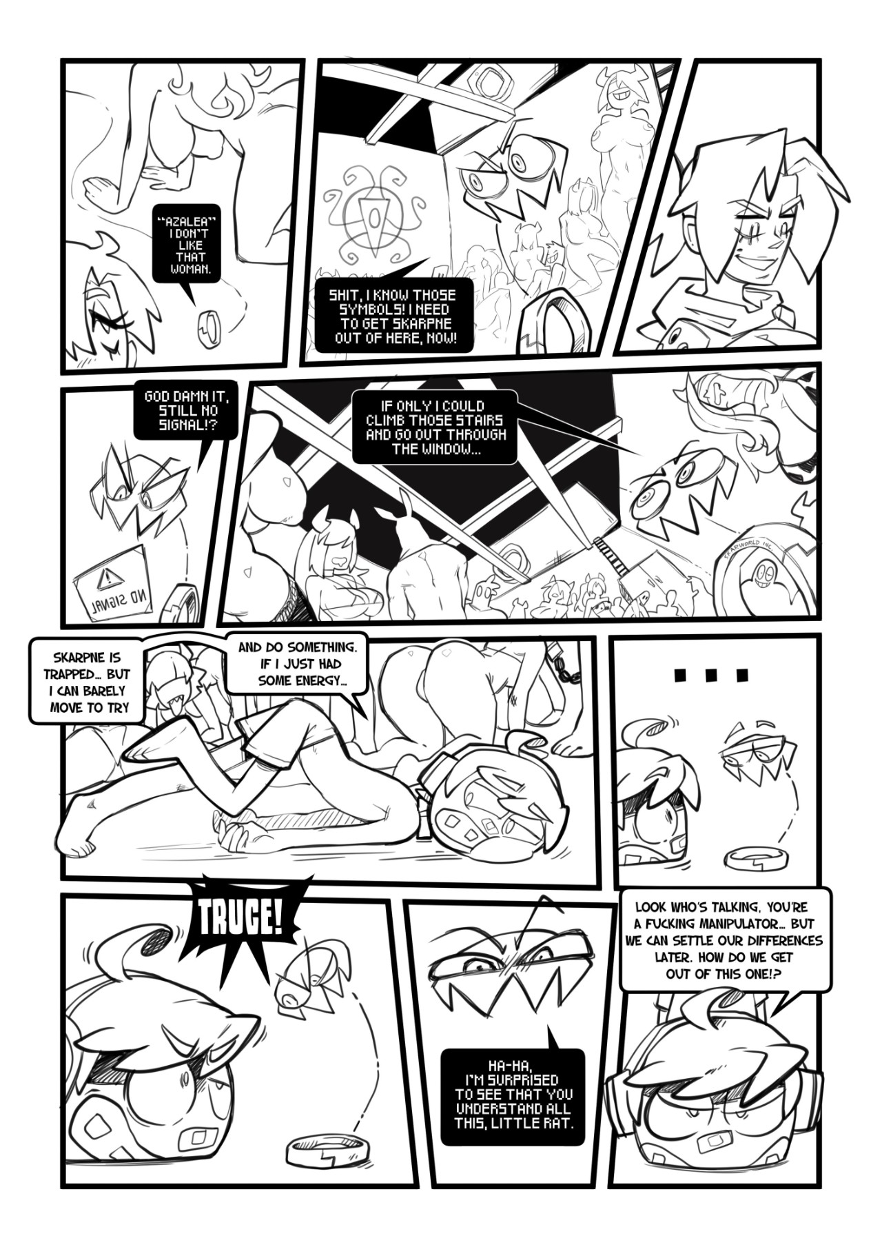 Skarpworld Chapter 8: Milk Crisis Part 2 Porn Comics english 18