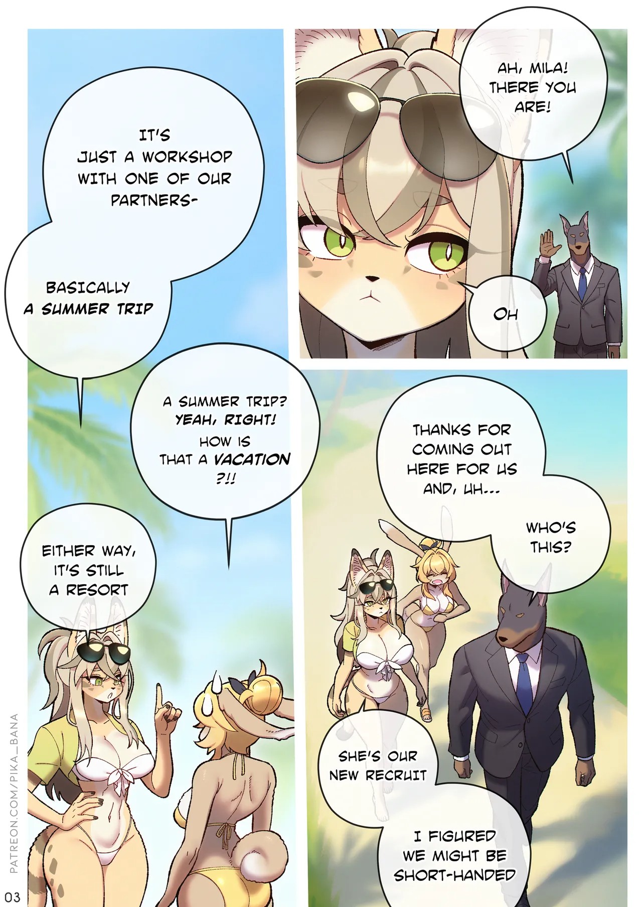 Summer Workcation Porn Comics english 03