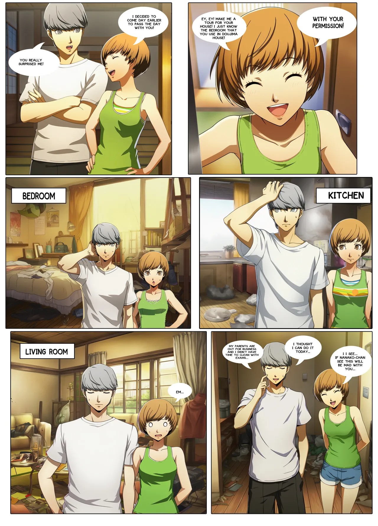 Surprise Visit By VHSephi Porn Comics english 03