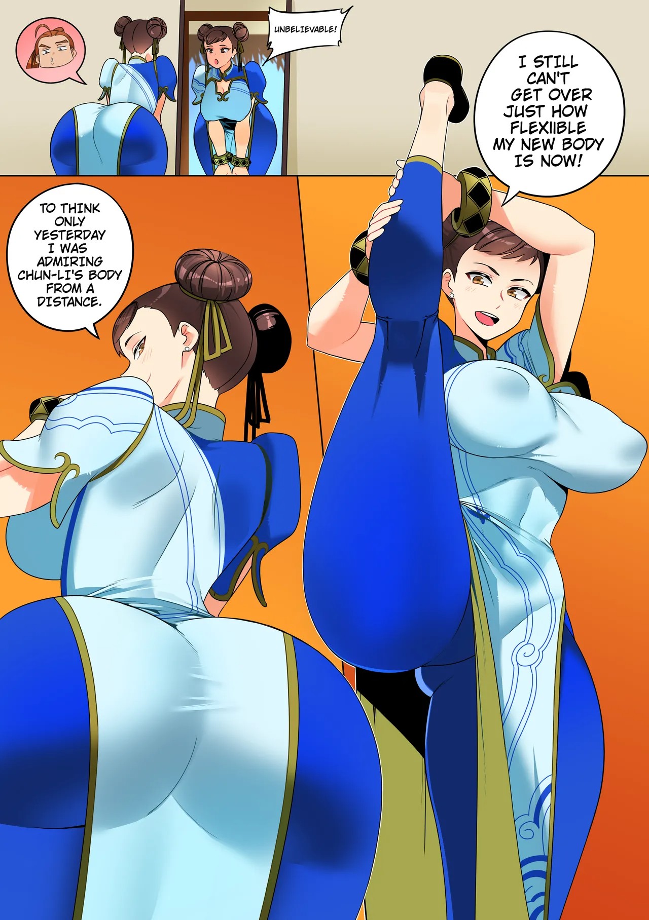 Swap Fighter! By TSFSingularity Porn Comics english 07