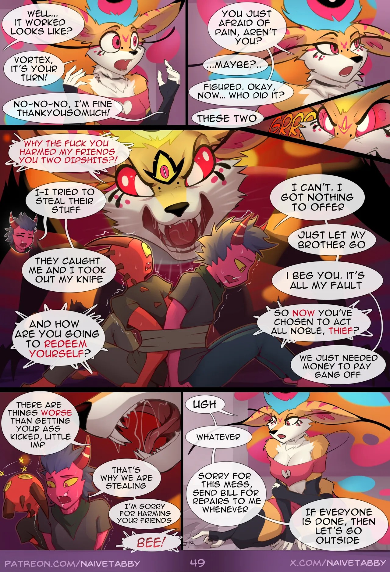 Take a Shot By NaiveTabby Porn Comics english 72