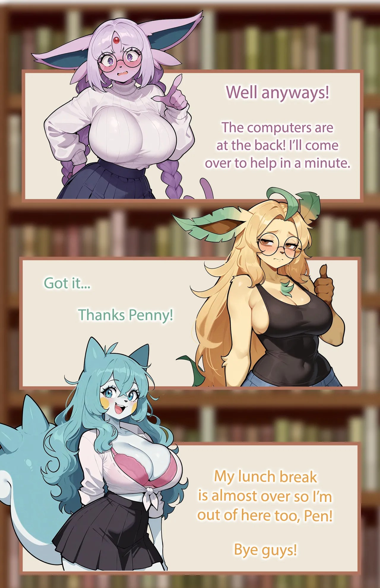 The Eevee Sisters Porn Comics english 19