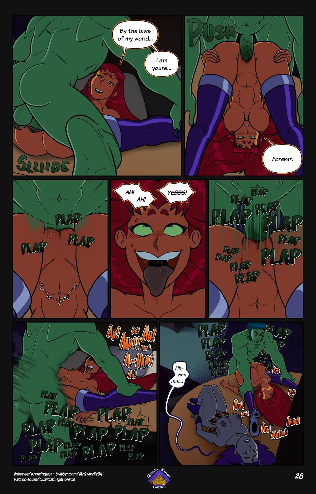Titans: Primal Urges Page Porn Comics english 29