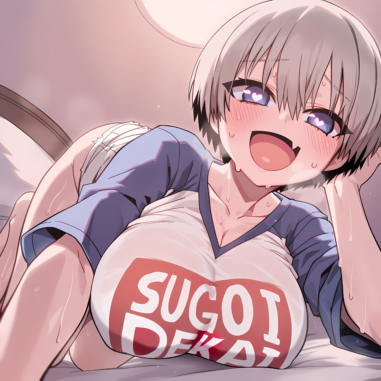 Uzaki Hana x BBC Porn Comics english 02