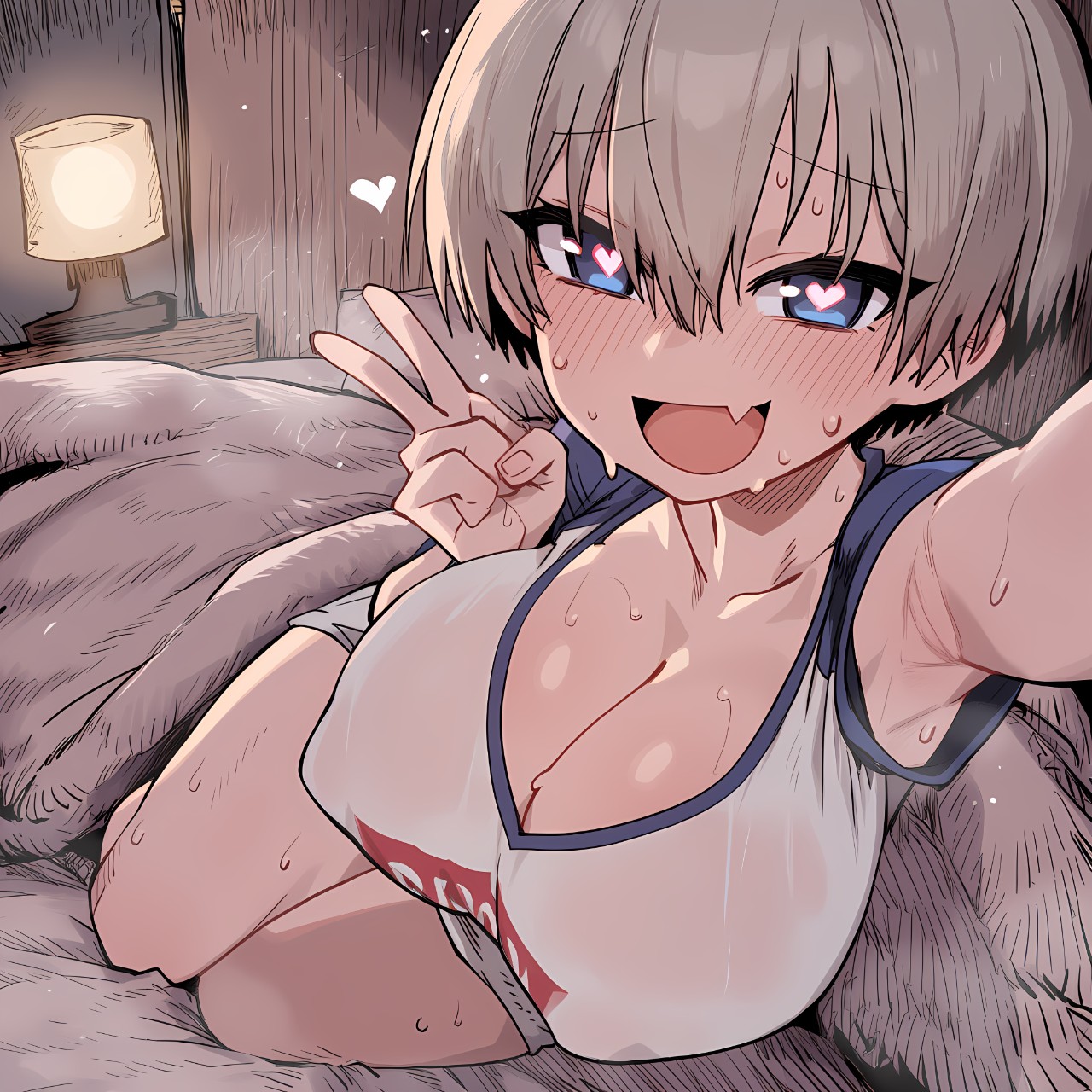 Uzaki Hana x BBC Porn Comics english 03