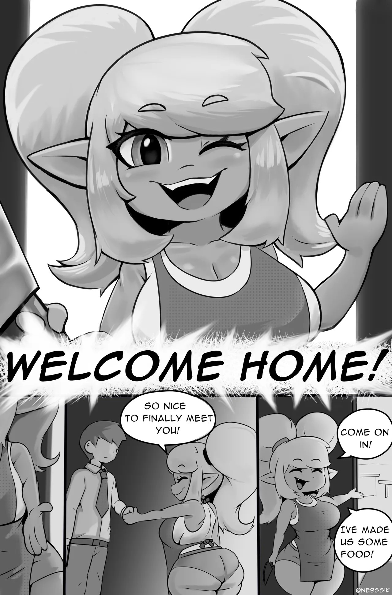 Welcome Home, Hero! Porn Comics english 05