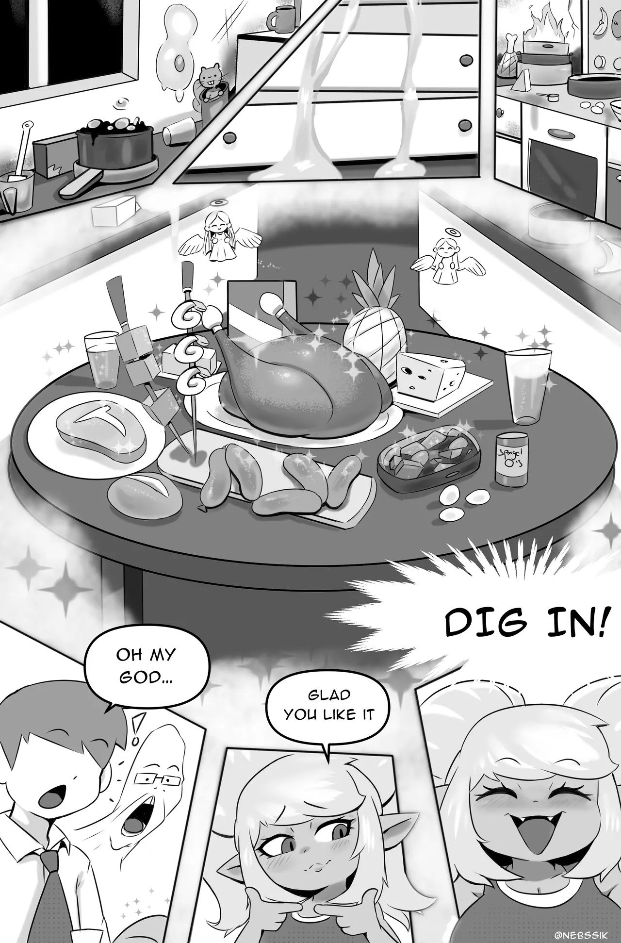 Welcome Home, Hero! Porn Comics english 06