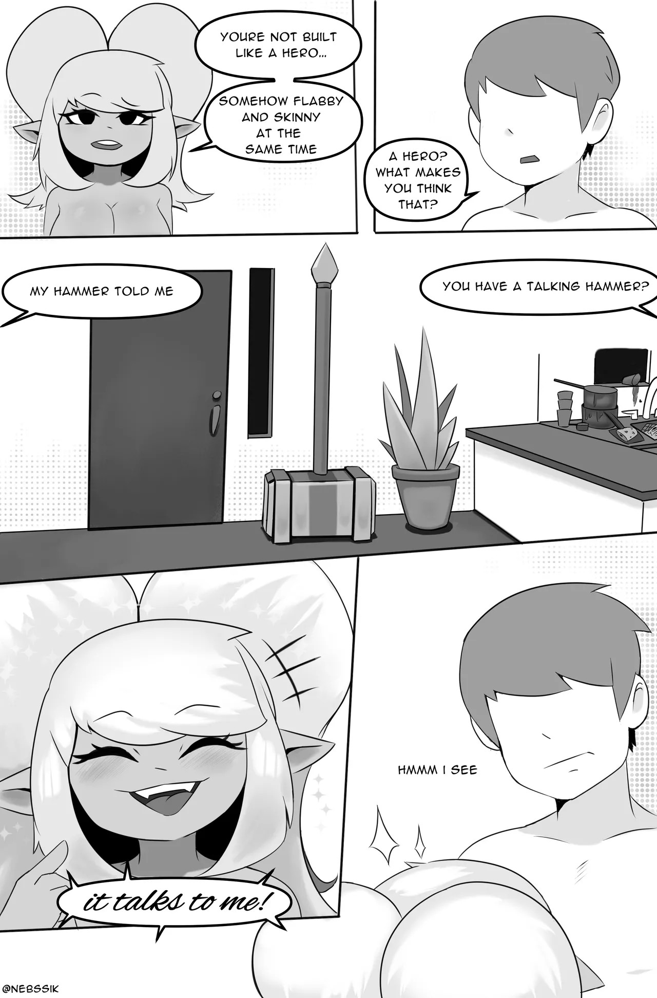 Welcome Home, Hero! Porn Comics english 15