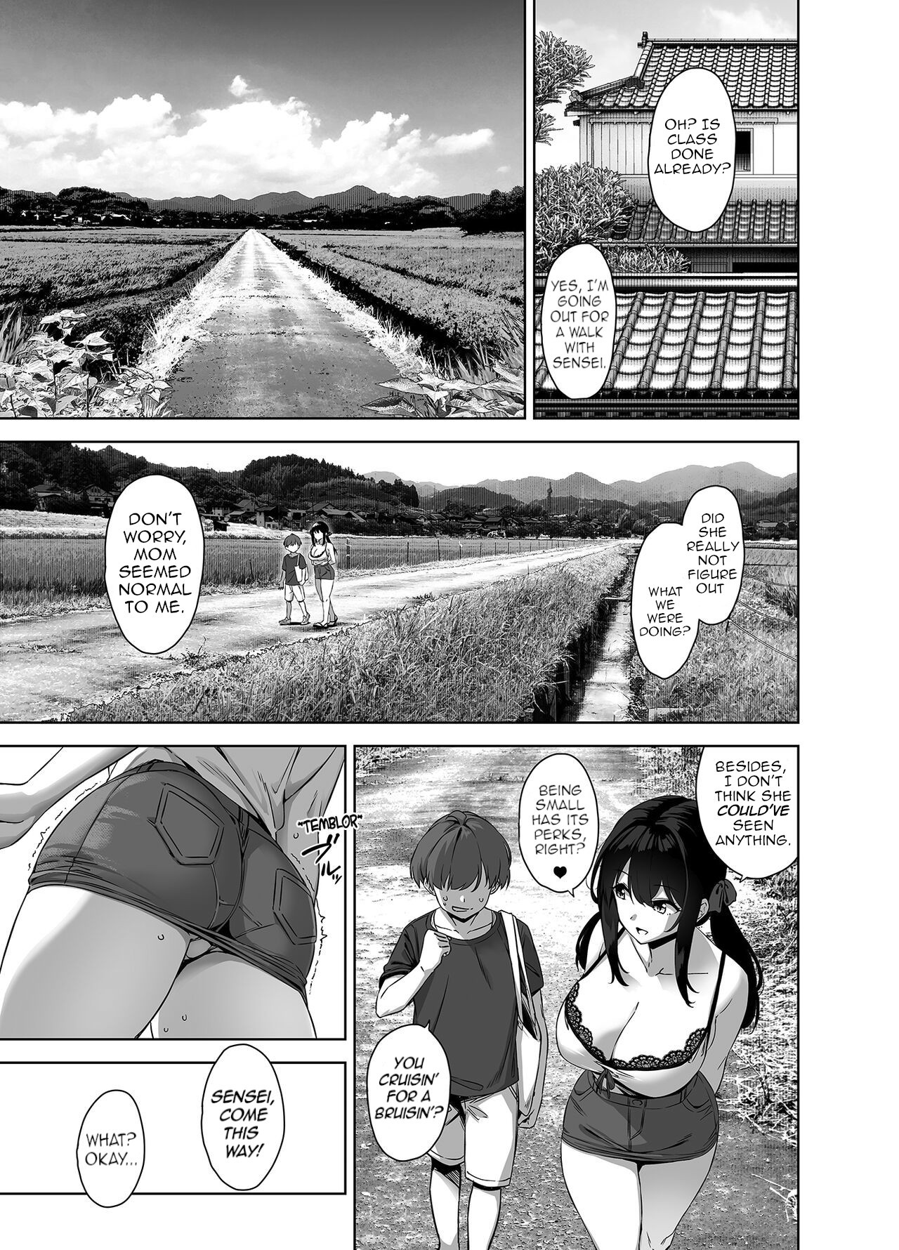 A Big Student Who Tempts Me With Summer And The Countryside Porn Comics english 32
