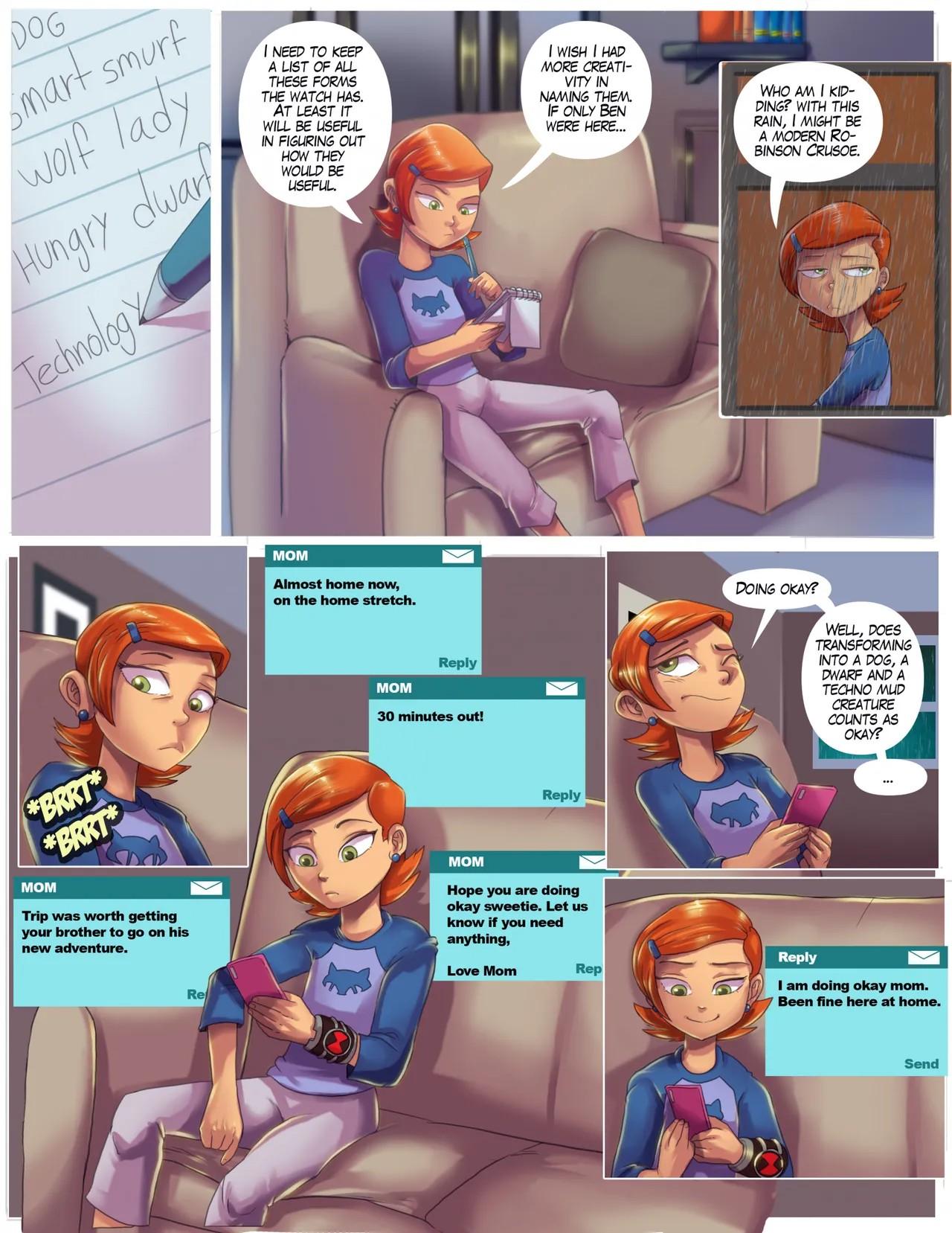 A Casual Day of Aliens Porn Comics english 66