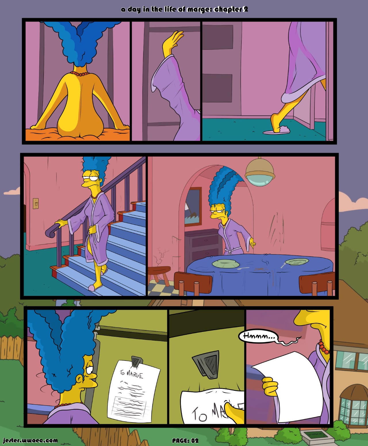 A Day In The Life Of Marge Part 2 Porn Comics english 02