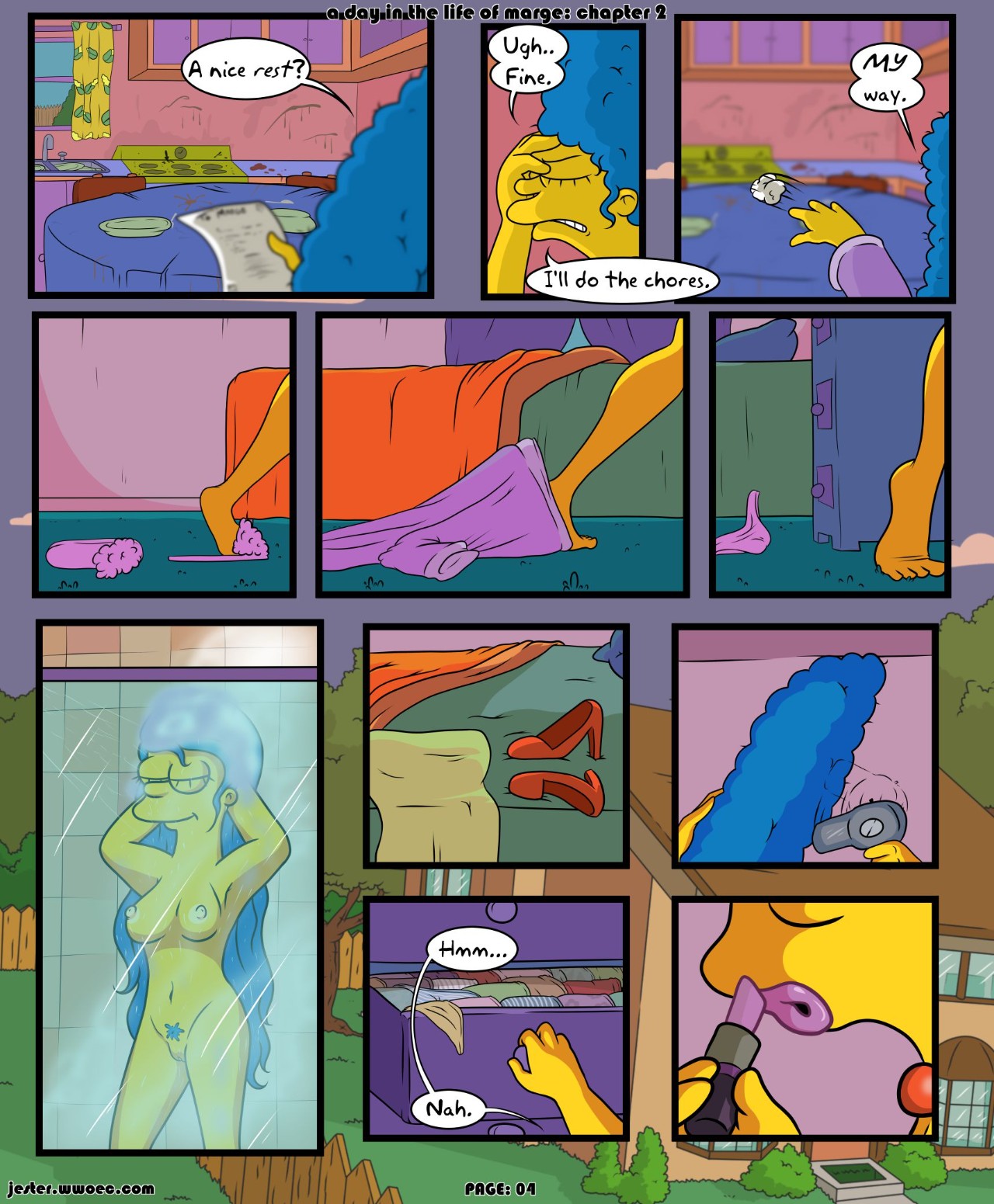 A Day In The Life Of Marge Part 2 Porn Comics english 04
