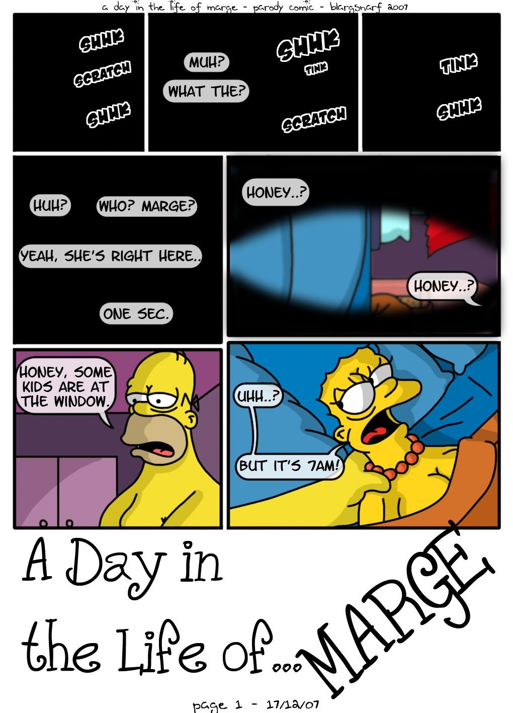 A Day In The Life Of Marge Porn Comics english 02