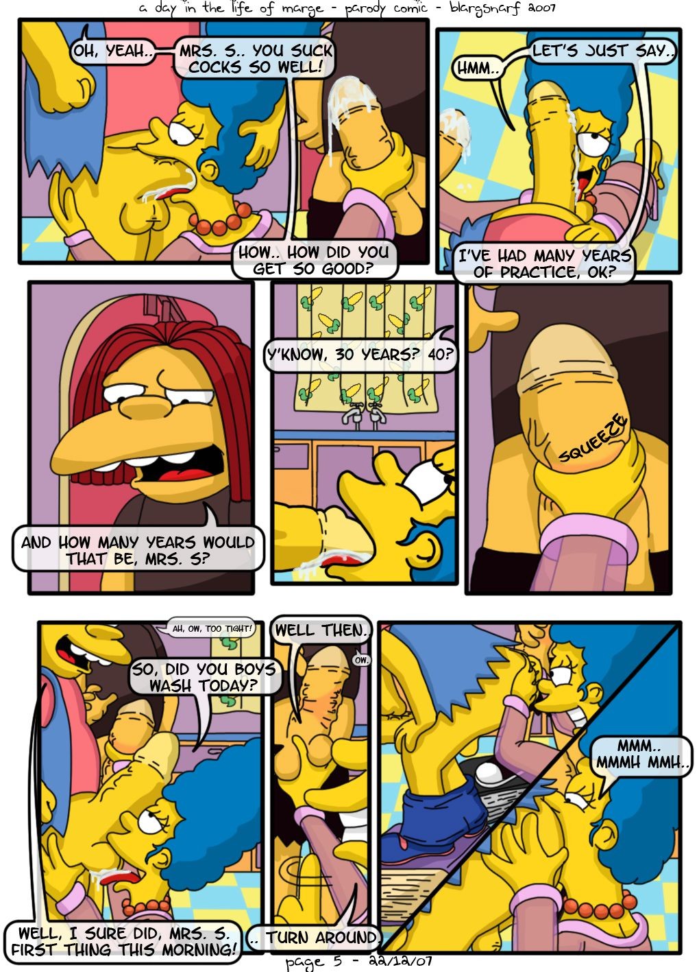 A Day In The Life Of Marge Porn Comics english 06