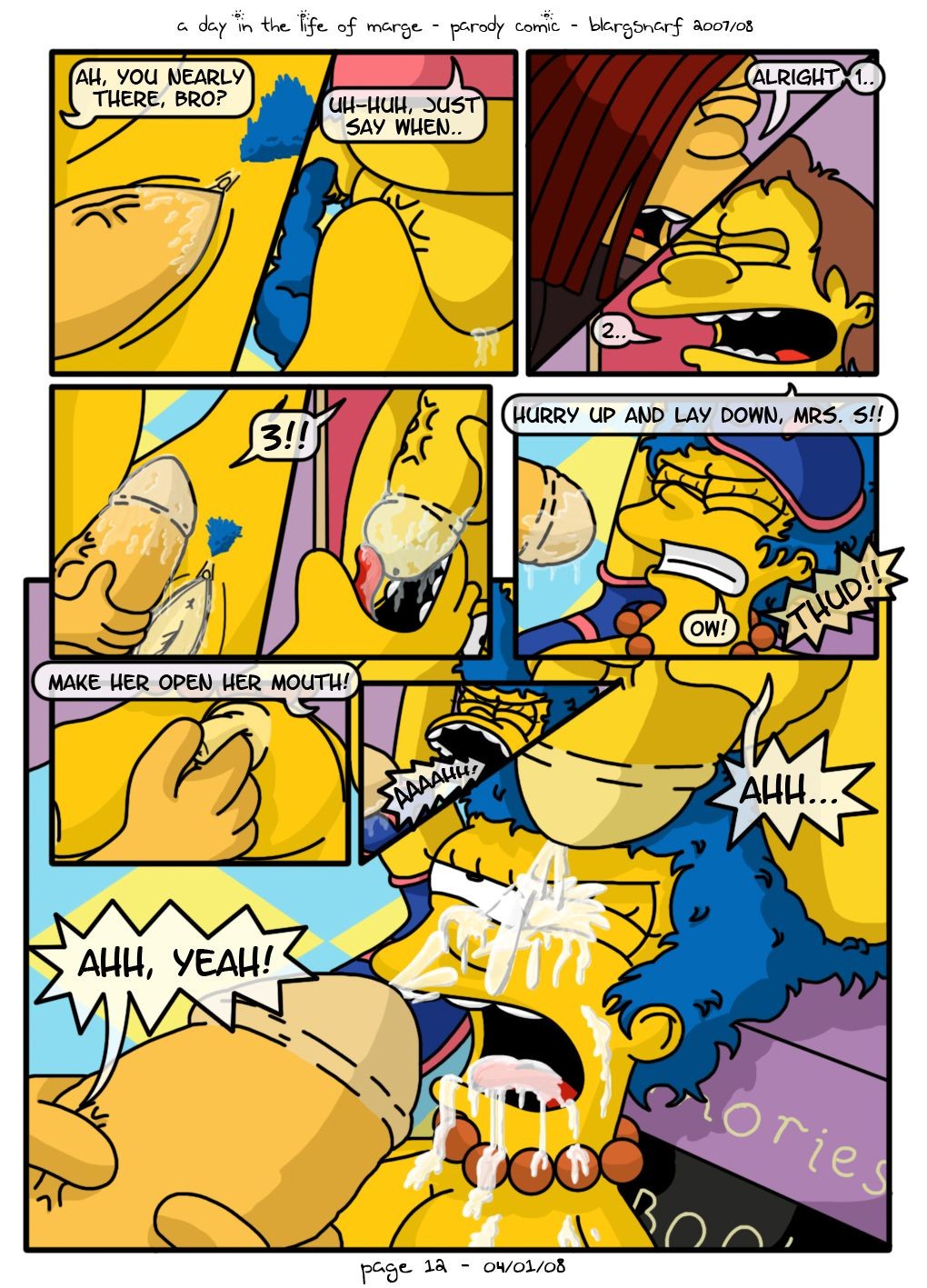 A Day In The Life Of Marge Porn Comics english 13