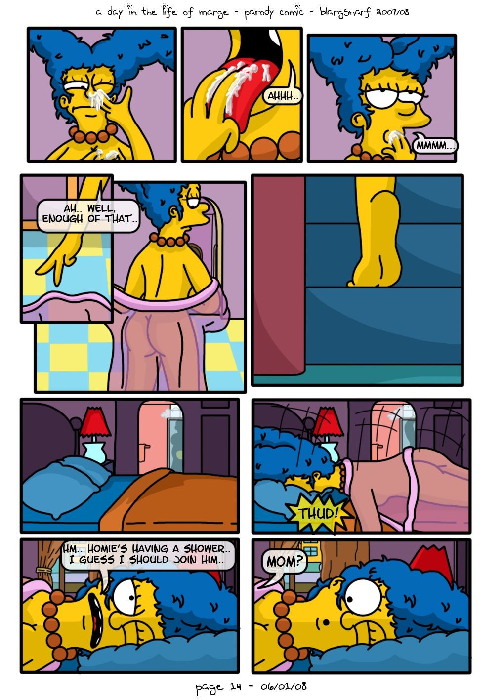 A Day In The Life Of Marge Porn Comics english 15