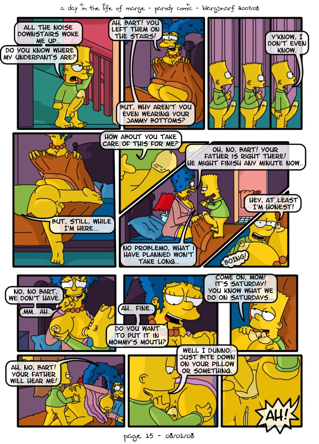 A Day In The Life Of Marge Porn Comics english 16