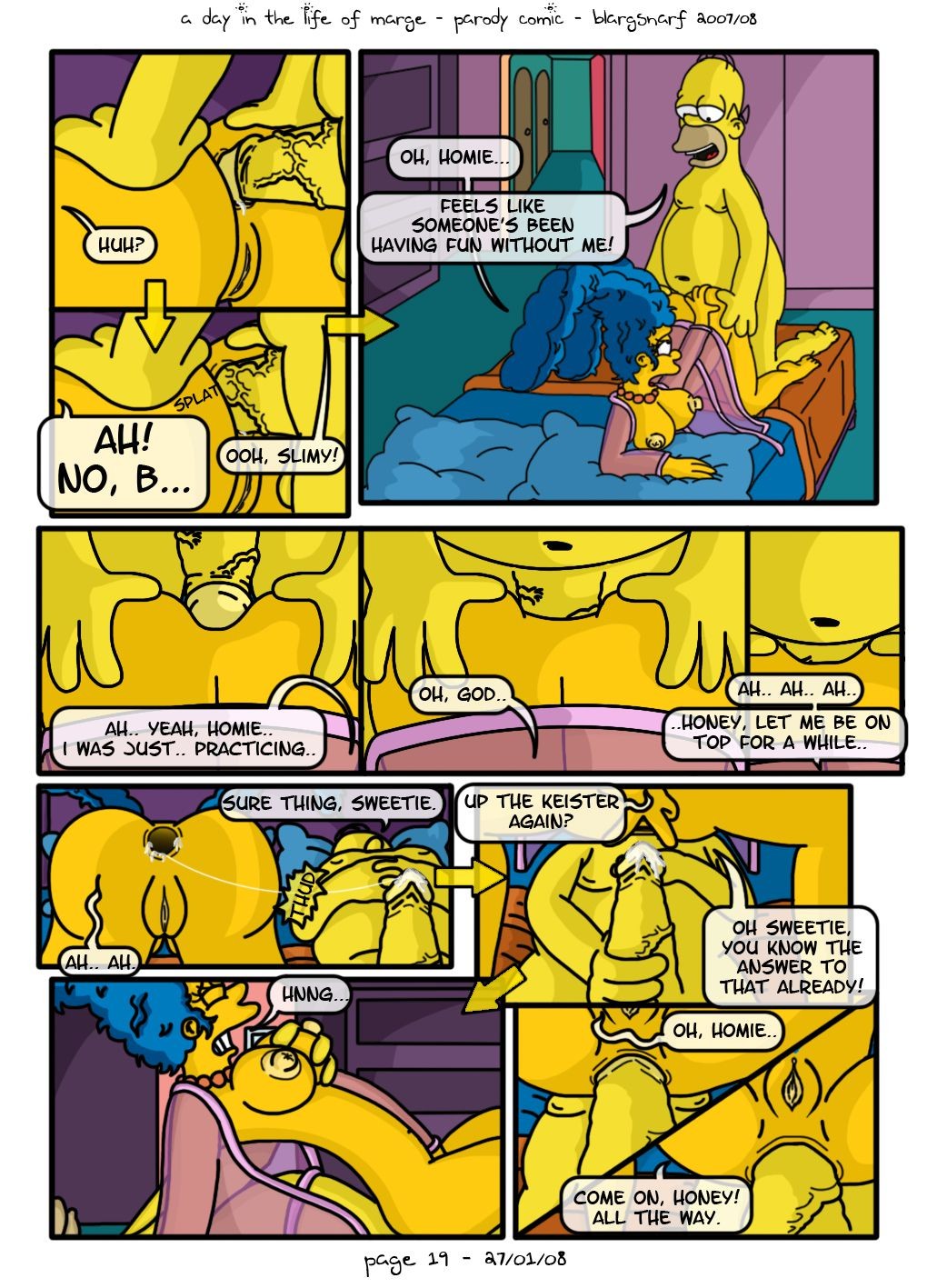 A Day In The Life Of Marge Porn Comics english 20