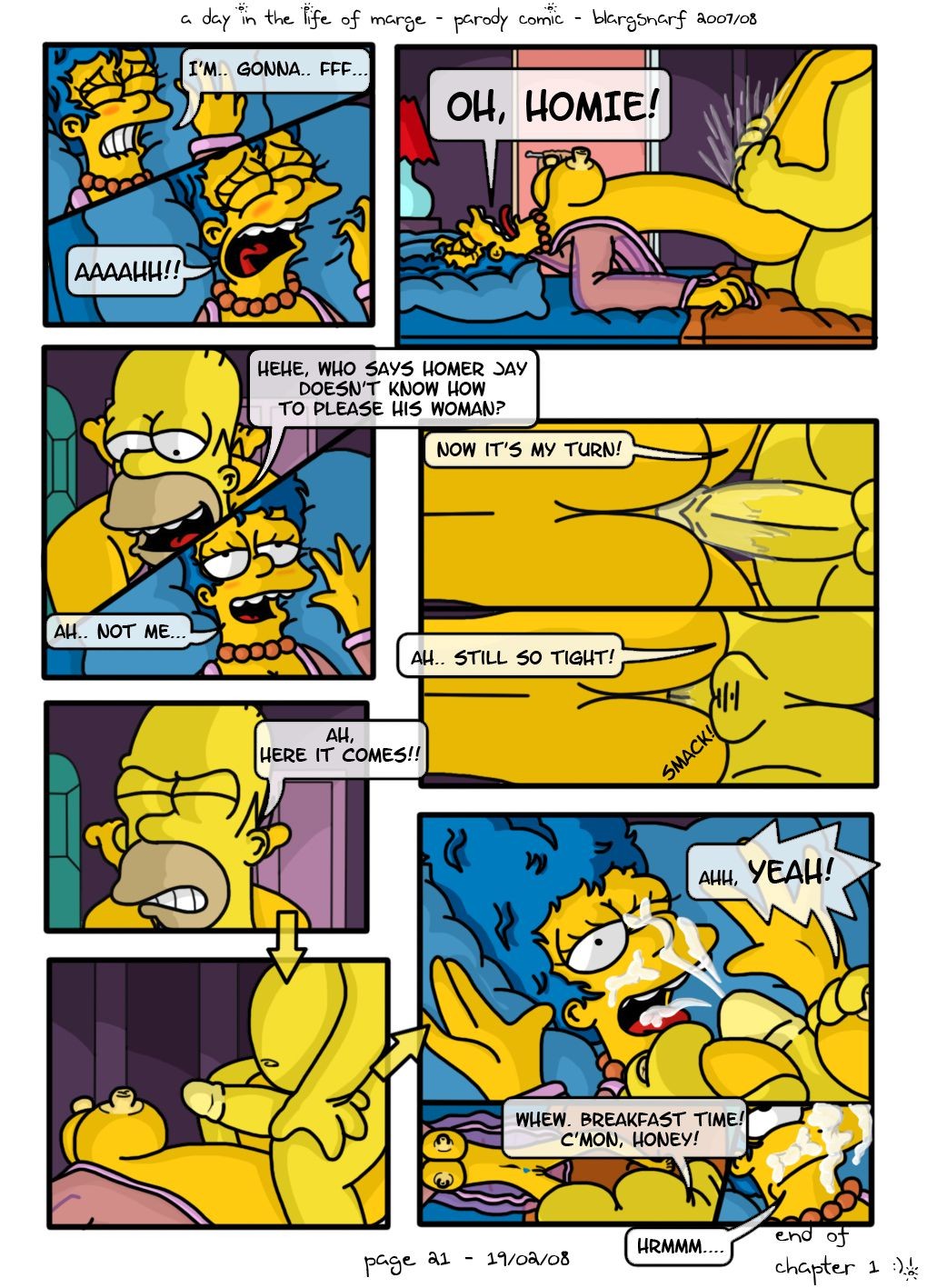 A Day In The Life Of Marge Porn Comics english 23
