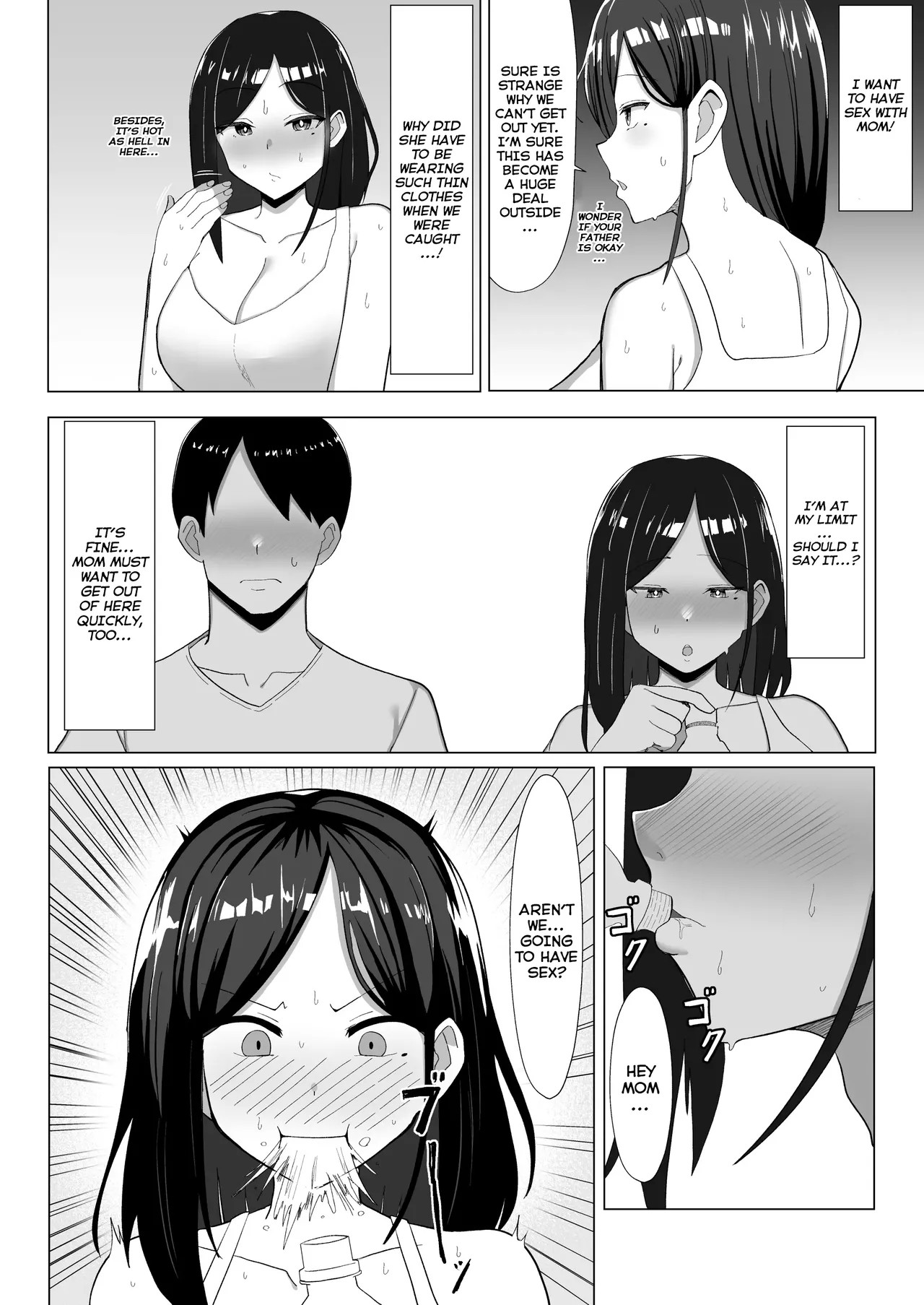 A Room I Can't Leave Without Having Incestuous Sex With My Mom: My Nagging Mother and Rebellious Me Porn Comics english 15