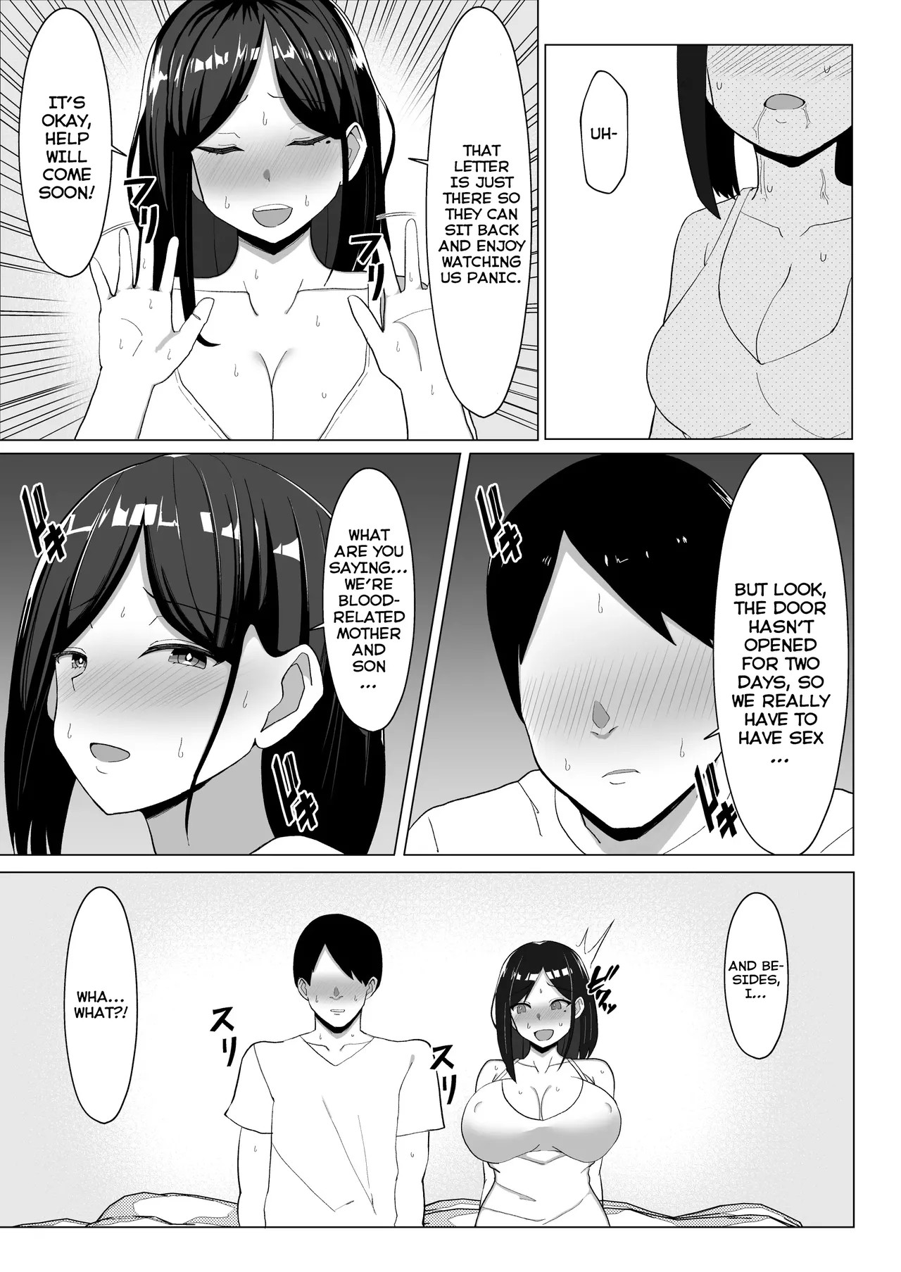 A Room I Can't Leave Without Having Incestuous Sex With My Mom: My Nagging Mother and Rebellious Me Porn Comics english 16