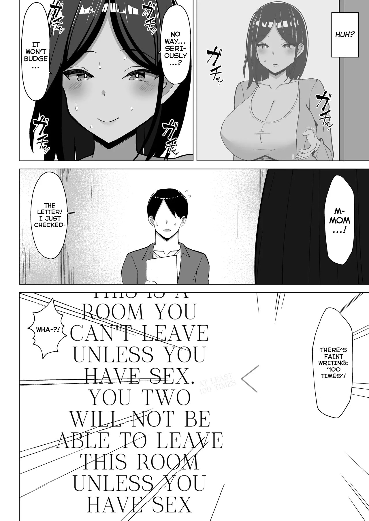A Room I Can't Leave Without Having Incestuous Sex With My Mom: My Nagging Mother and Rebellious Me Porn Comics english 47