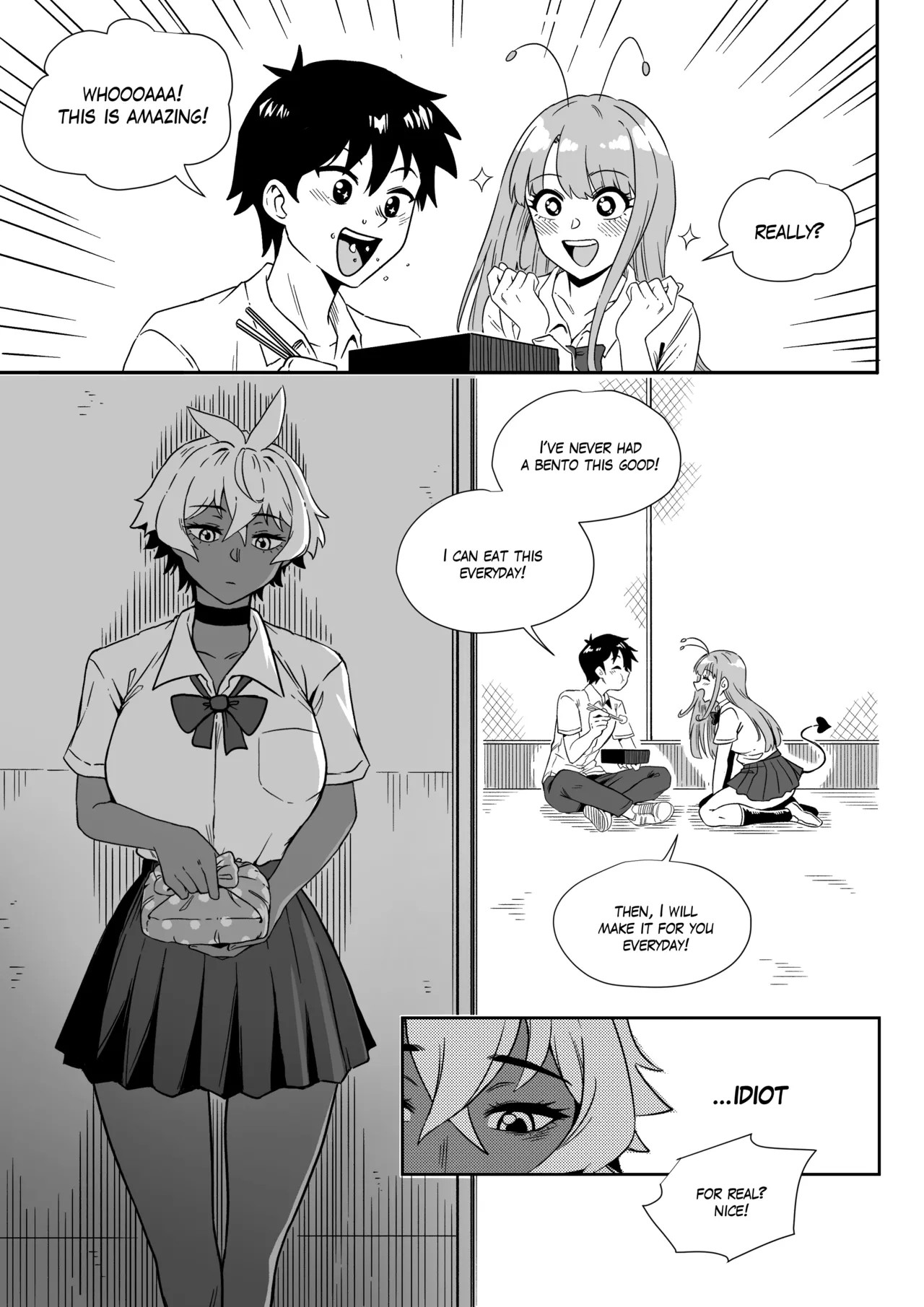 A Story About Stealing The Tomboy Childhood Friend From Harem Rom-Com Protagonist Part 2 Porn Comics english 03