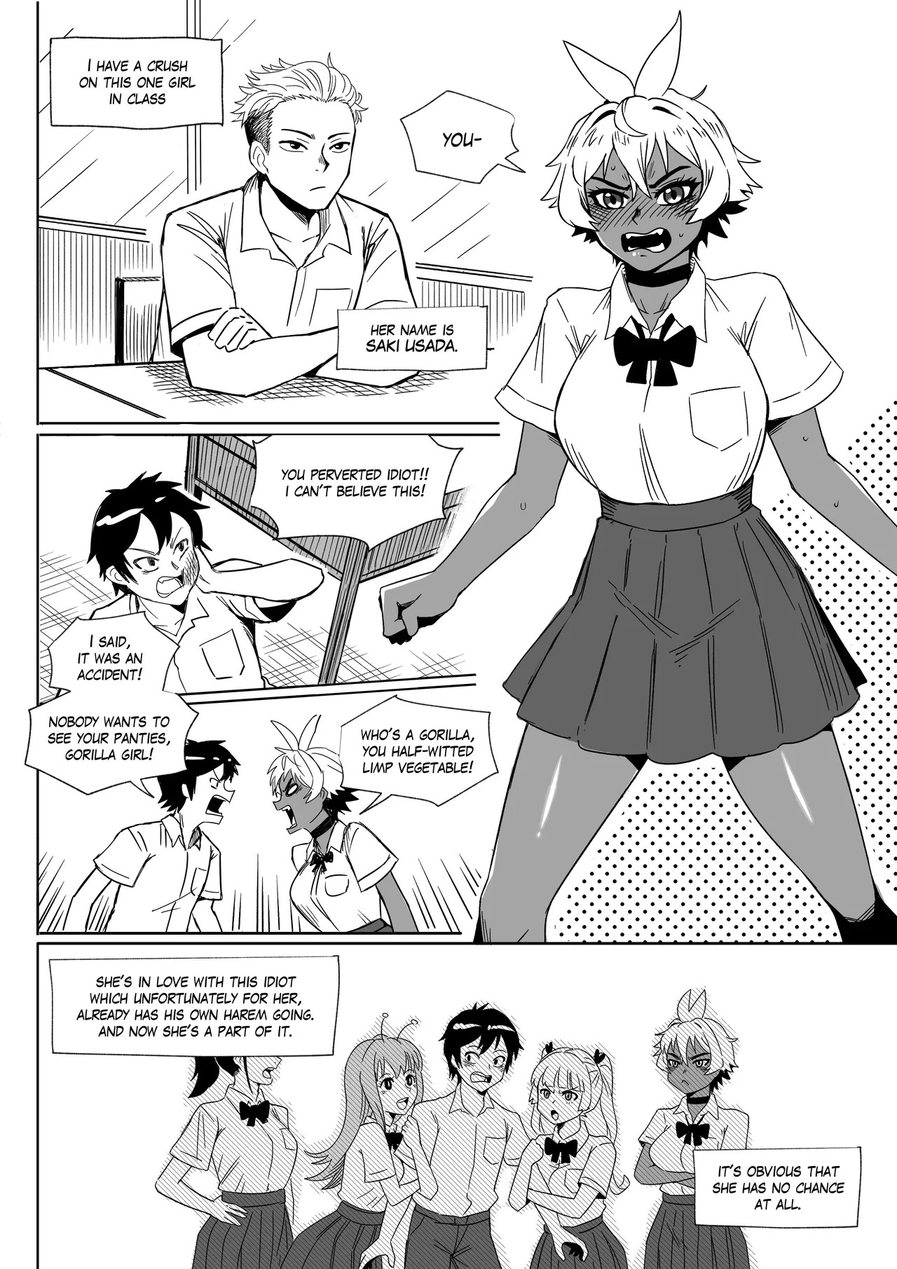 A Story About Stealing The Tomboy Childhood Friend From Harem Rom-Com Protagonist Porn Comics english 02