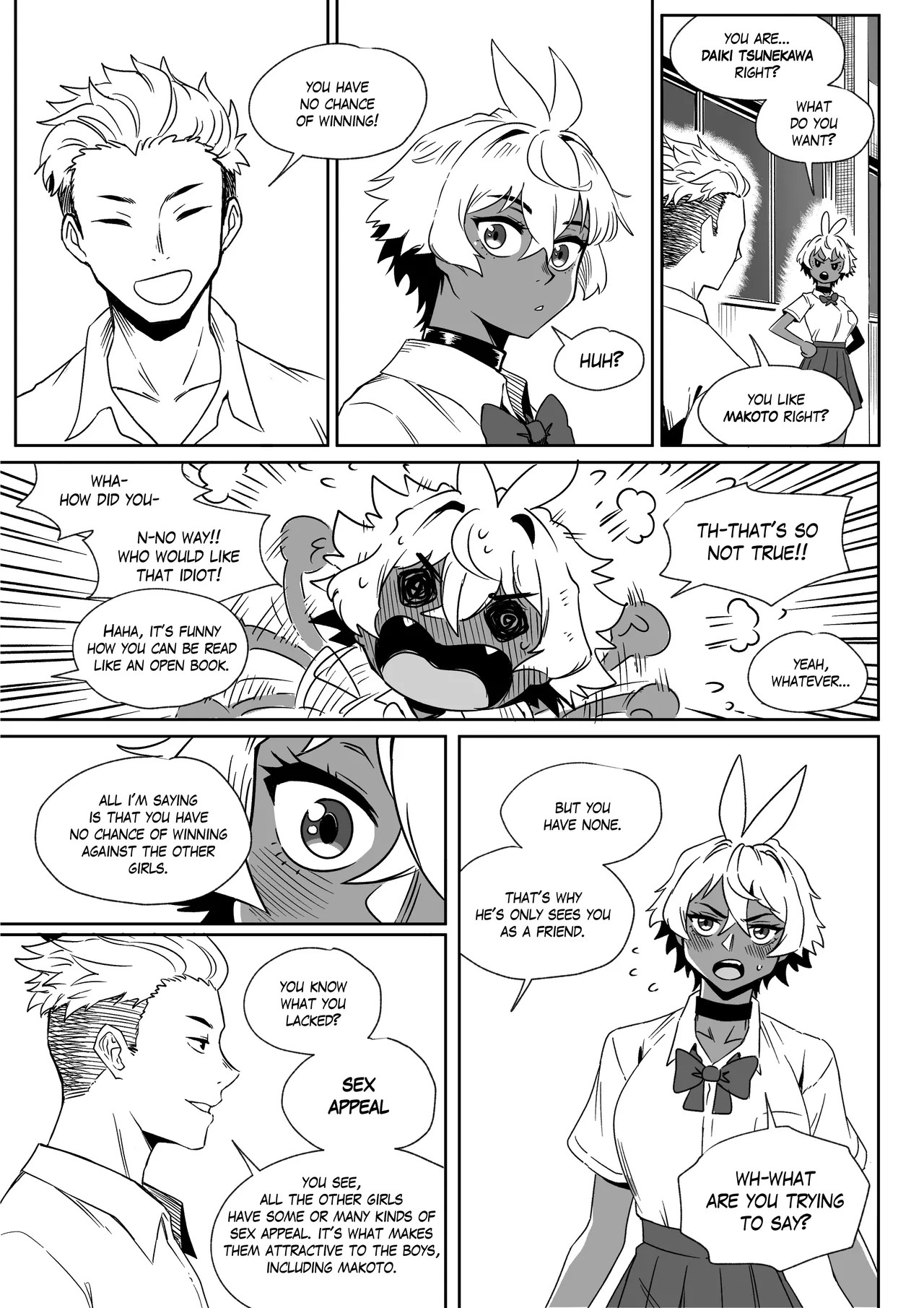 A Story About Stealing The Tomboy Childhood Friend From Harem Rom-Com Protagonist Porn Comics english 03