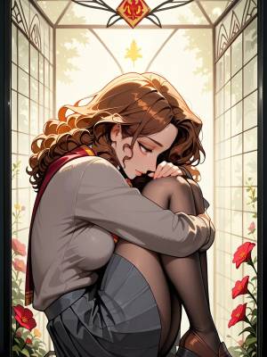 AI Generated: Hermione Granger By ElectroWorld Porn Comics english 03