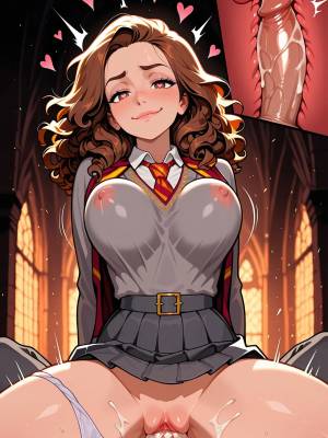 AI Generated: Hermione Granger By ElectroWorld Porn Comics english 14