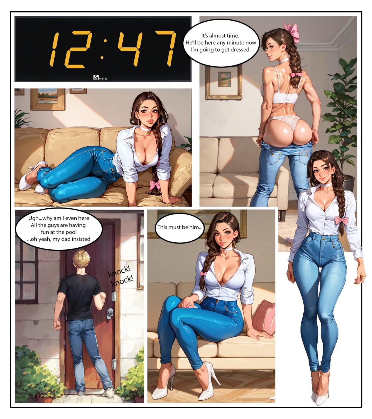 AI Generated: Mia Porn Comics english 02