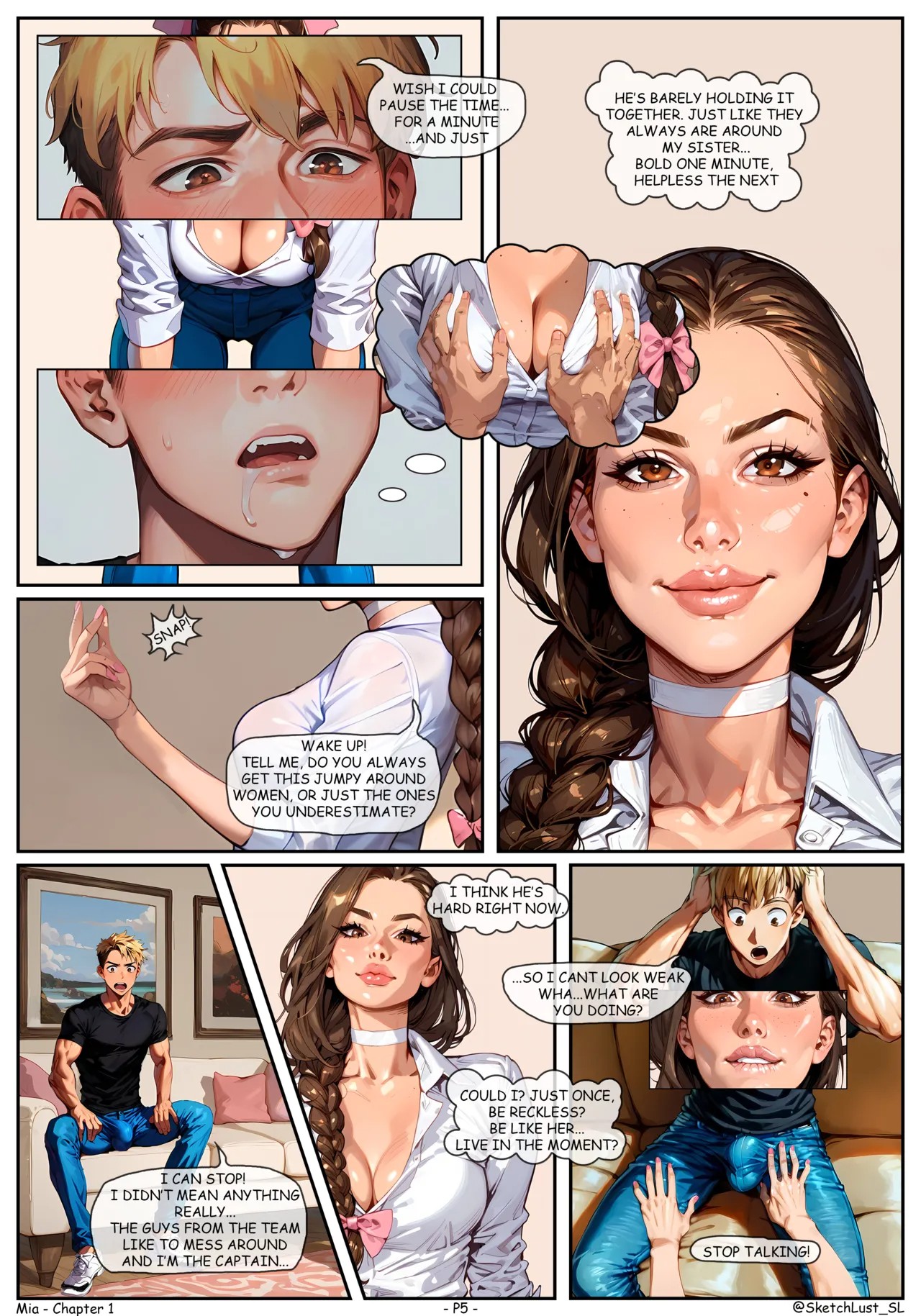 AI Generated: Mia Porn Comics english 05