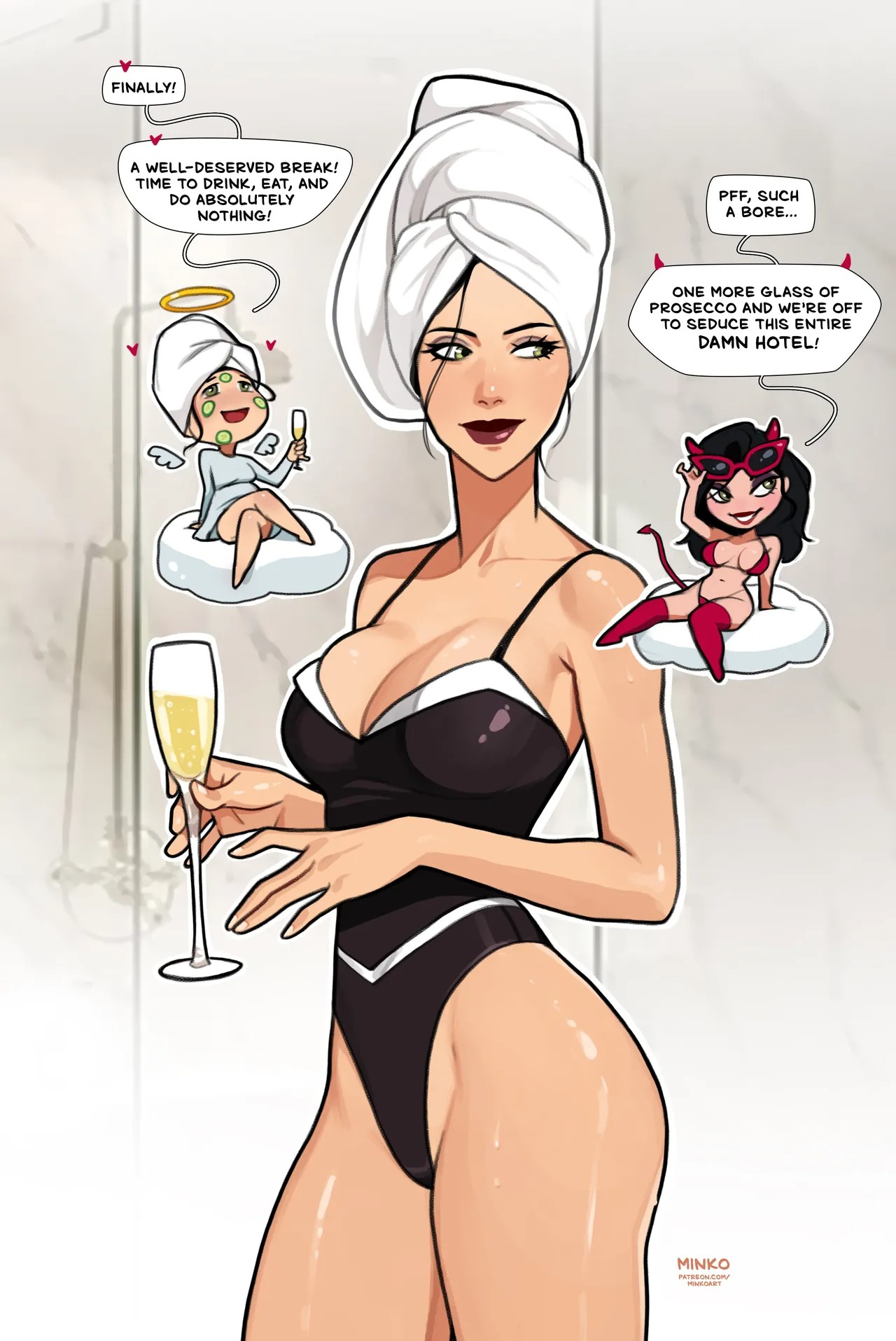 Asami On Vacation Porn Comics english 02