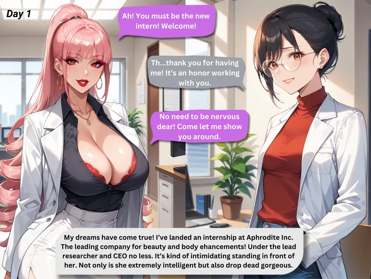 Bimbo Pill Saga: The Intern Porn Comics english 02