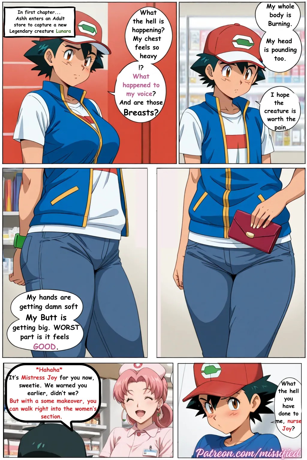 Bitchy Ash-ley Part 3: Ashley's evolution Porn Comics english 02