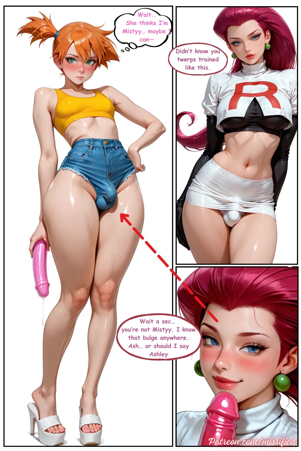 Bitchy Ash-ley Part 3: Ashley's evolution Porn Comics english 09