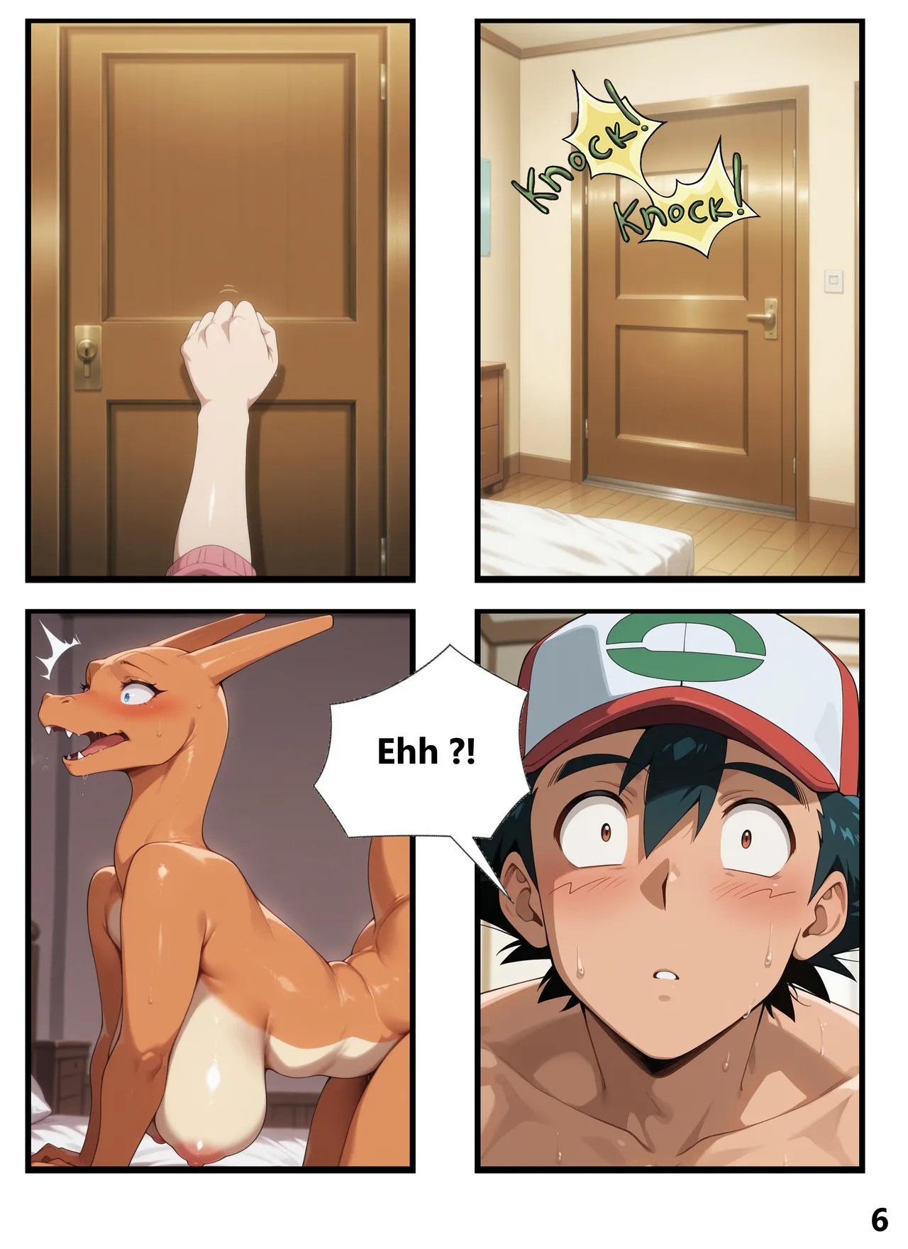 Charizard's Training Session Porn Comics english 07
