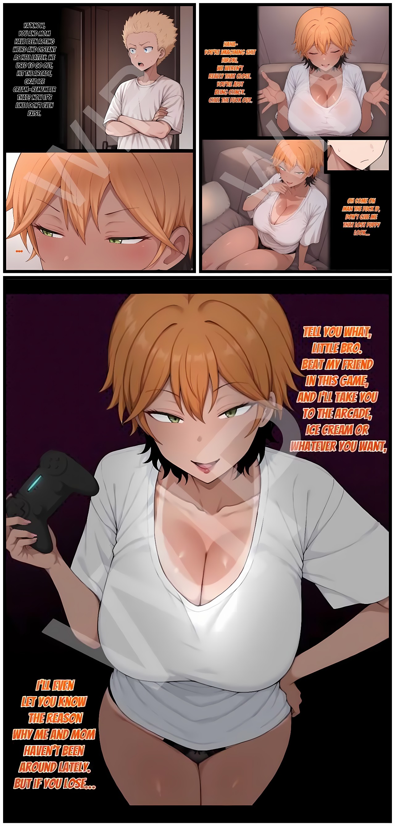 Childhood Friend Rejected By Transfer Student Porn Comics english 03