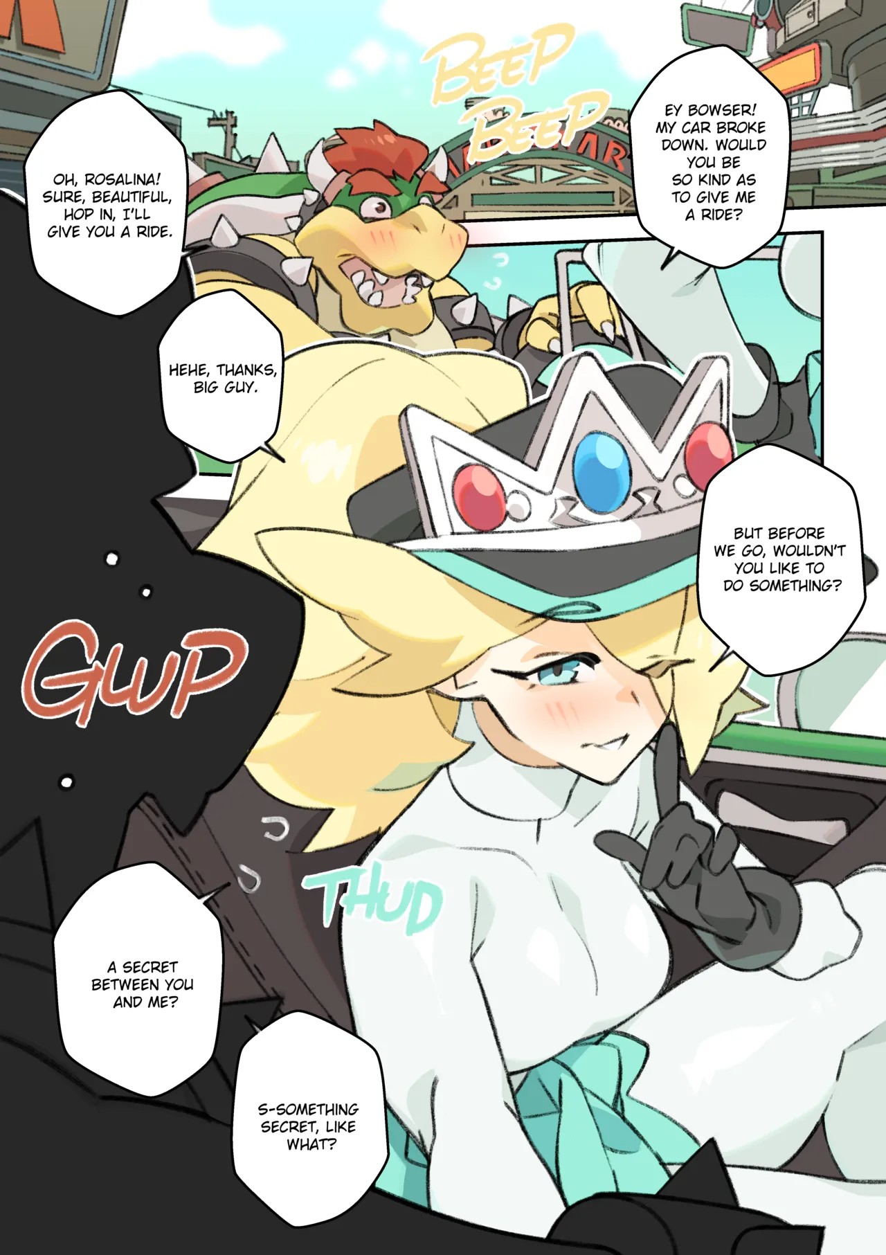 Drift into Rosalina's Galaxy Porn Comics english 05