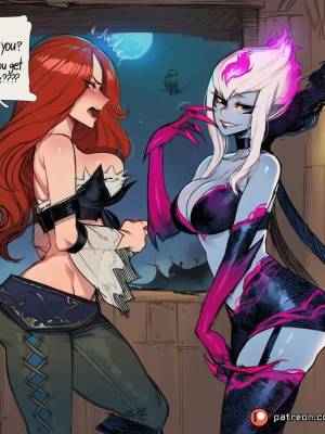 Evelynn x Miss Fortune Porn Comics english 02