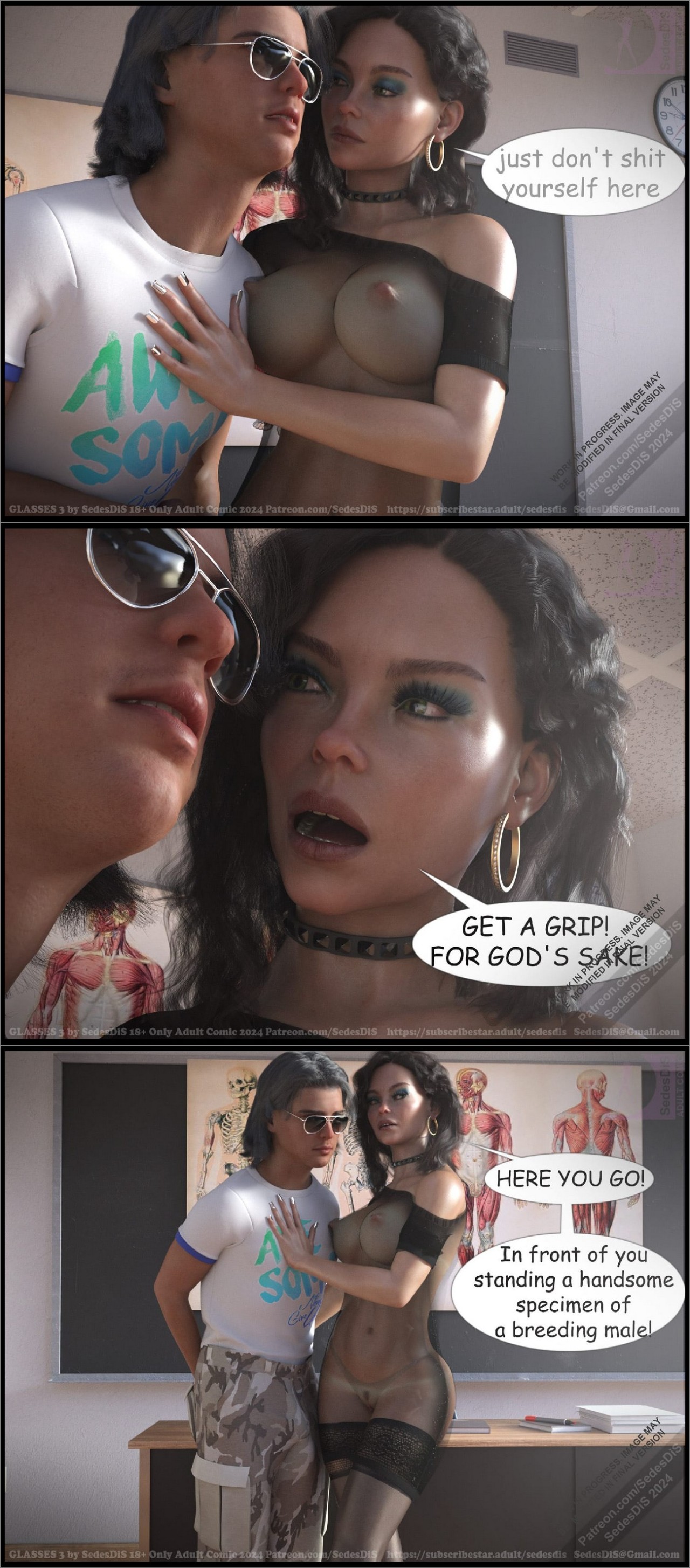 Glasses By SedesDiS Part 3 Porn Comics english 49