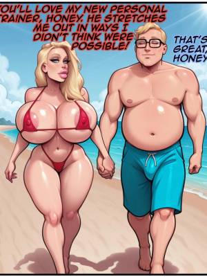 Her Personal Trainer Joins Them On Vacation