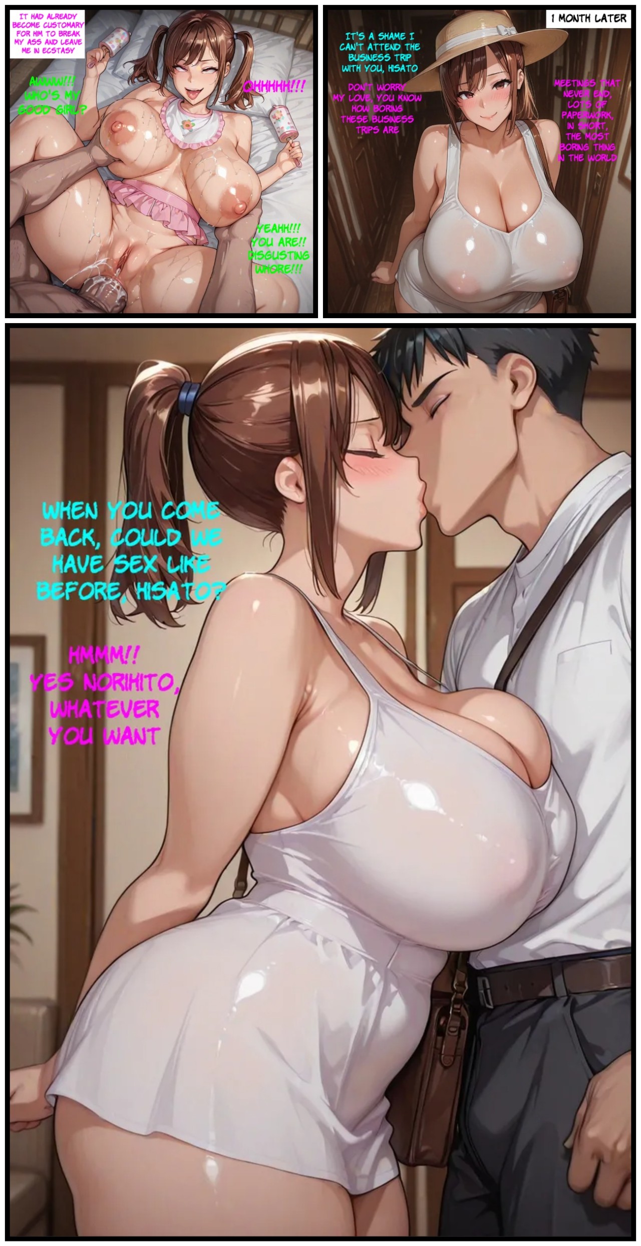 Hisato And Her Husband's Boss Part 2 Porn Comics english 05