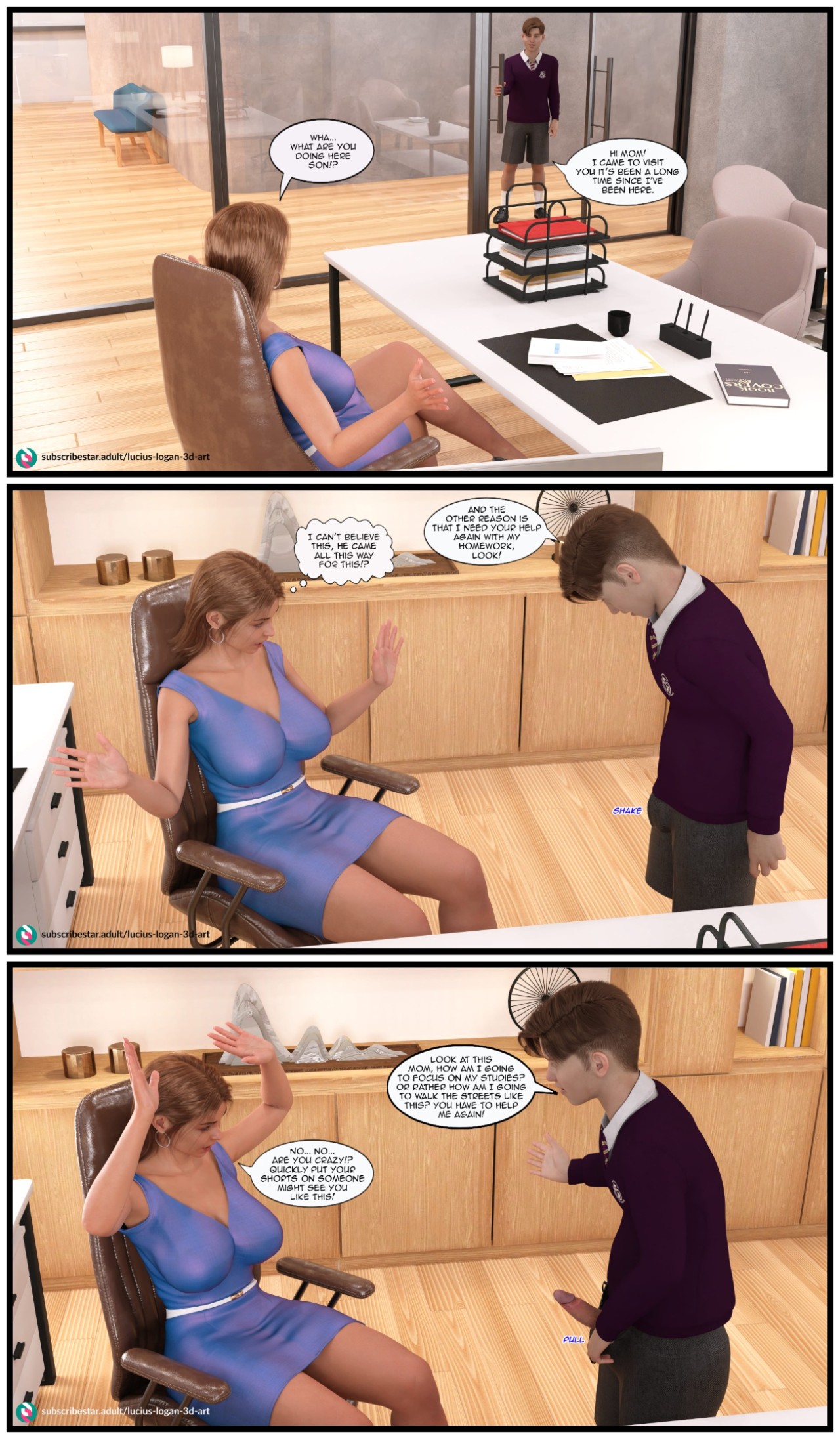 Homework By Lucius Logan Part 2 Porn Comics english 05