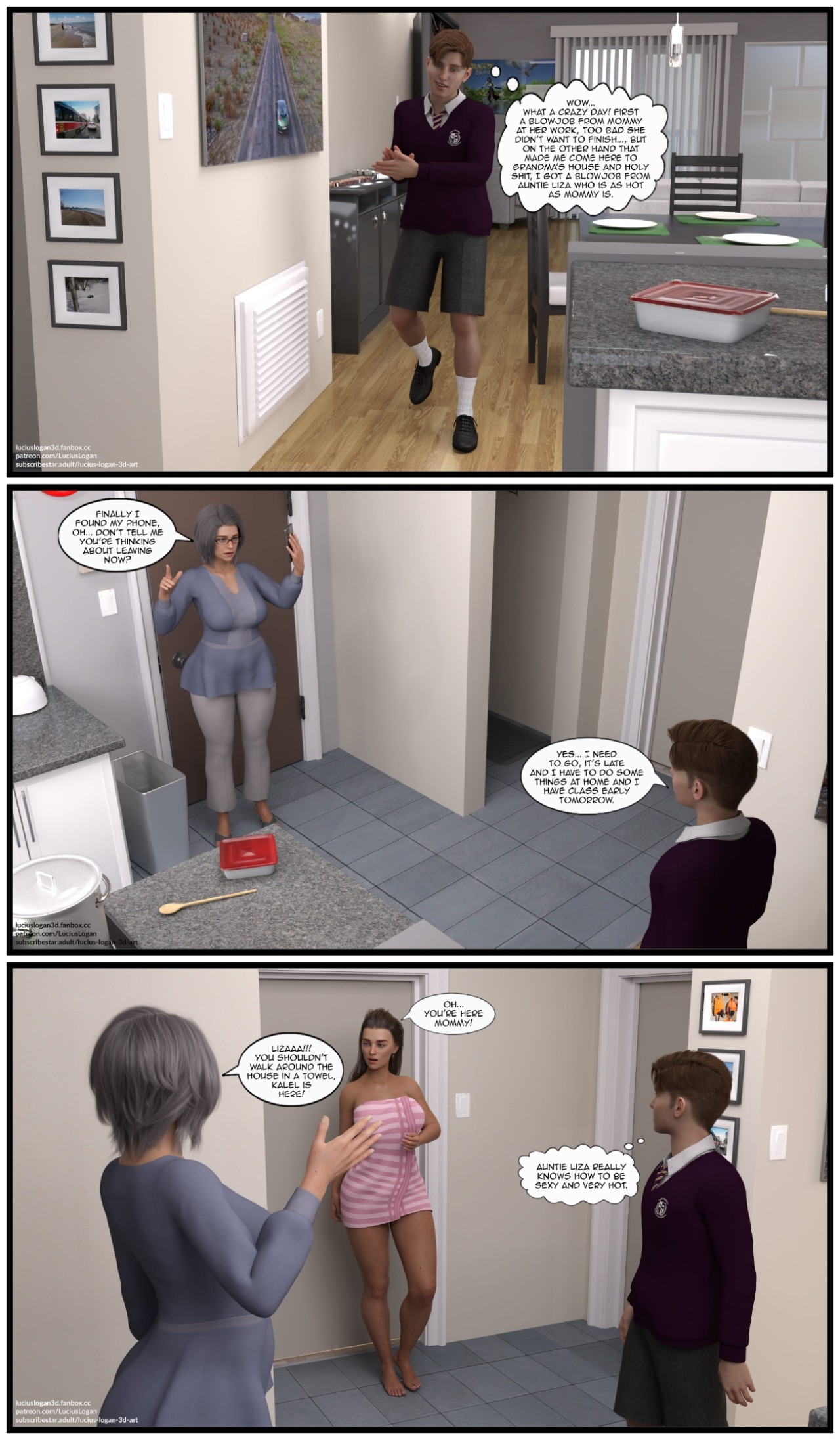 Homework By Lucius Logan Part 2 Porn Comics english 27