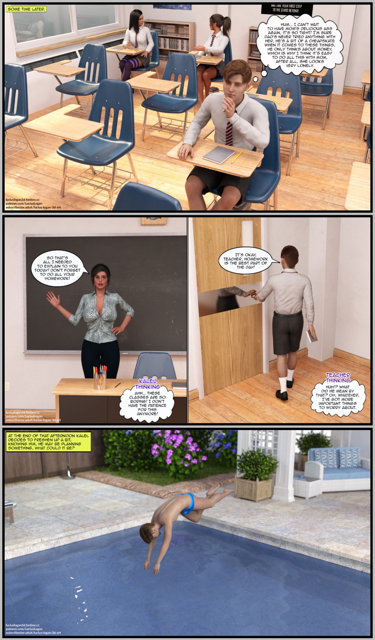 Homework By Lucius Logan Part 3 Porn Comics english 17