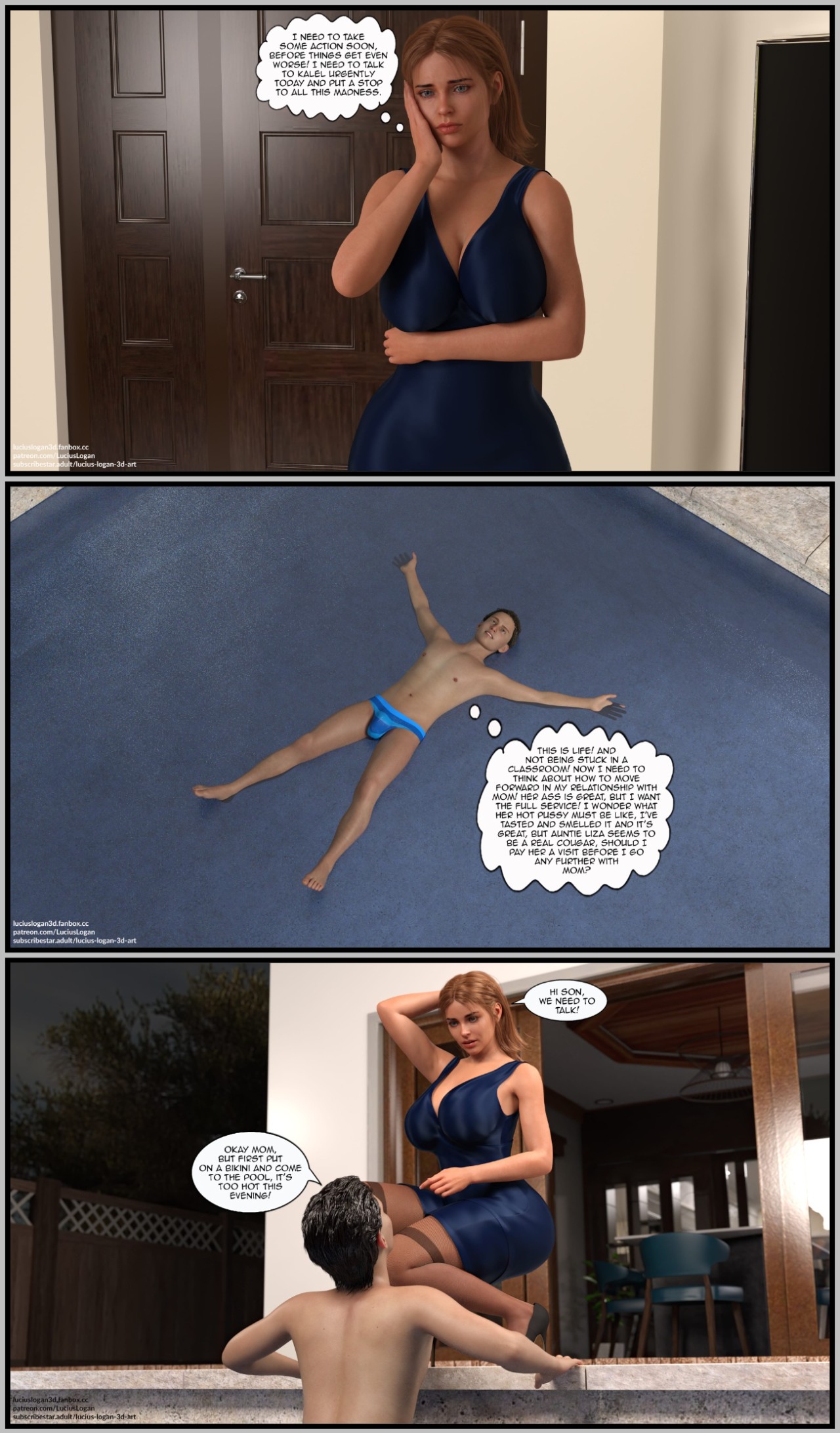 Homework By Lucius Logan Part 3 Porn Comics english 18