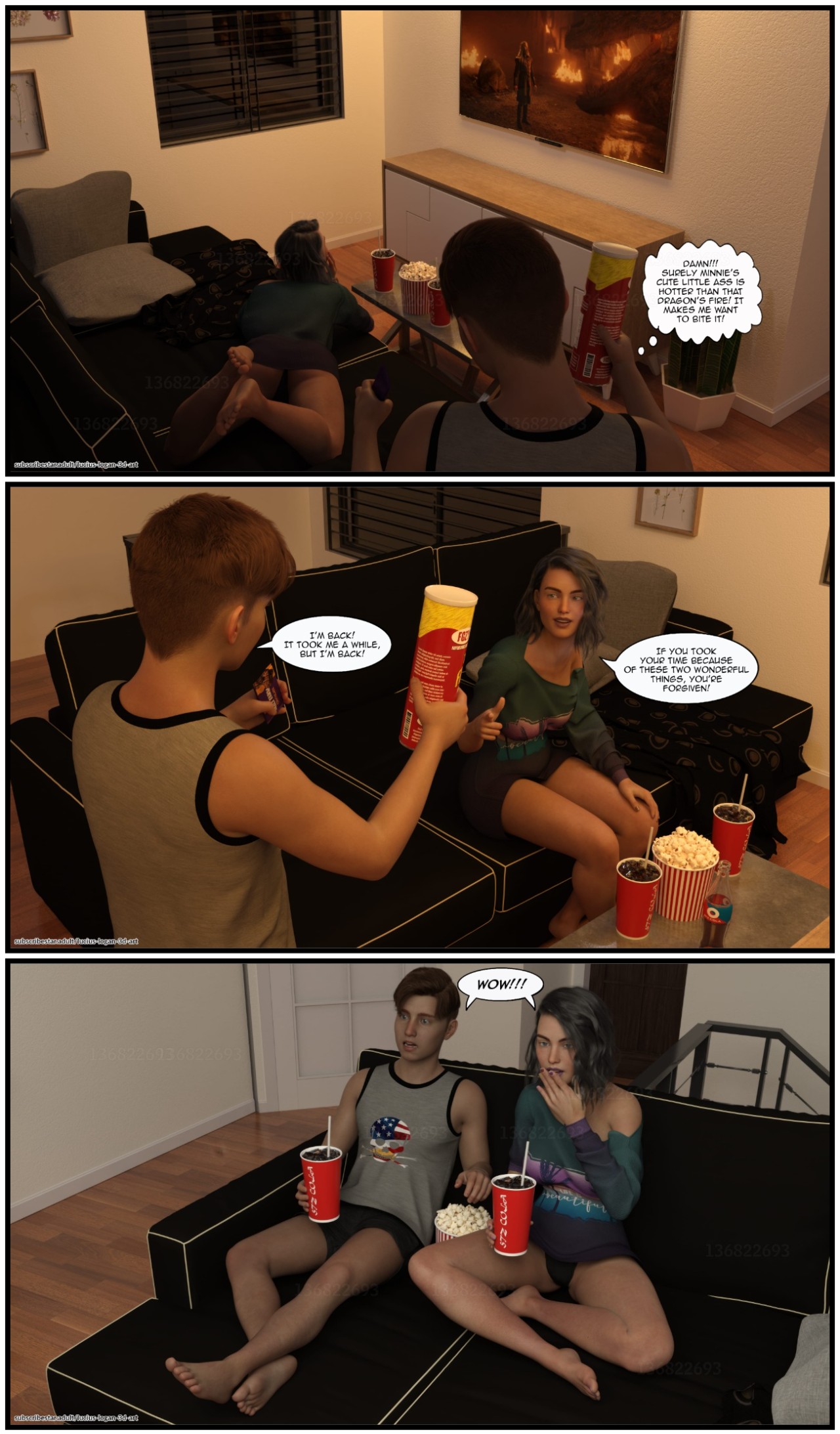 Homework By Lucius Logan Part 4 Porn Comics english 12