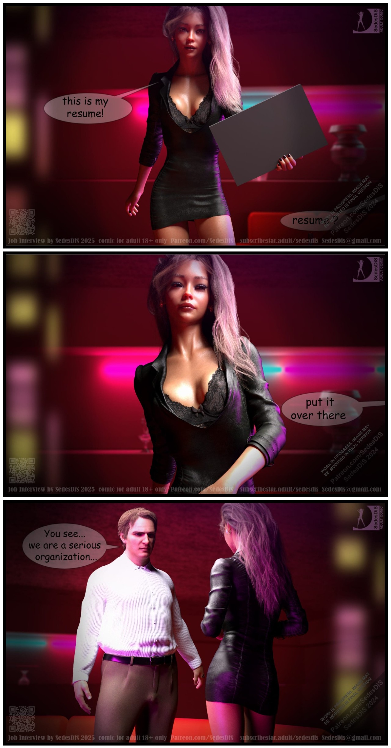 Job Interview By SedesDiS Porn Comics english 03